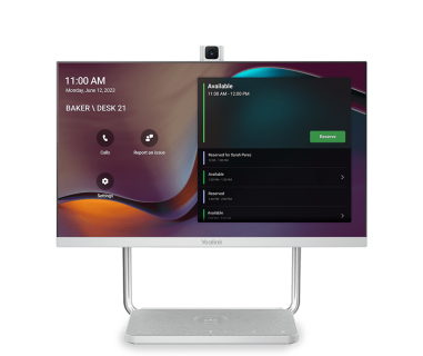 Sistem de conferință Yealink A24 DeskVision, ecran tactil 23,8 inch, cameră 1080p, microfon, multicolor
