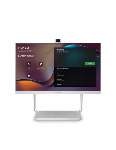 Sistem de conferință Yealink A24 DeskVision, ecran tactil 23,8 inch, cameră 1080p, microfon, multicolor